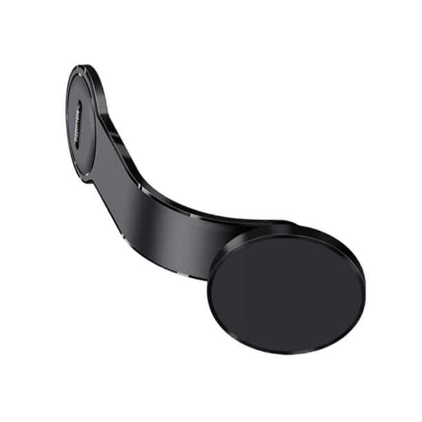 360 Degree Rotatable Magnetic Phone Car Mount Support Flexible Alloy Rod High Temperature Resistance Secure 1.8KG Grip Silver