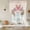 Beige, variant on Happy Easter Tie Up Curtains 45 Inches Long, Kitchen Window Curtains Over Sink, Rabbits Bows Tulips Eggs Colorful Stripes Small Window Curtains Shade Balloon Curtains Valances for Bedroom 34"x45"