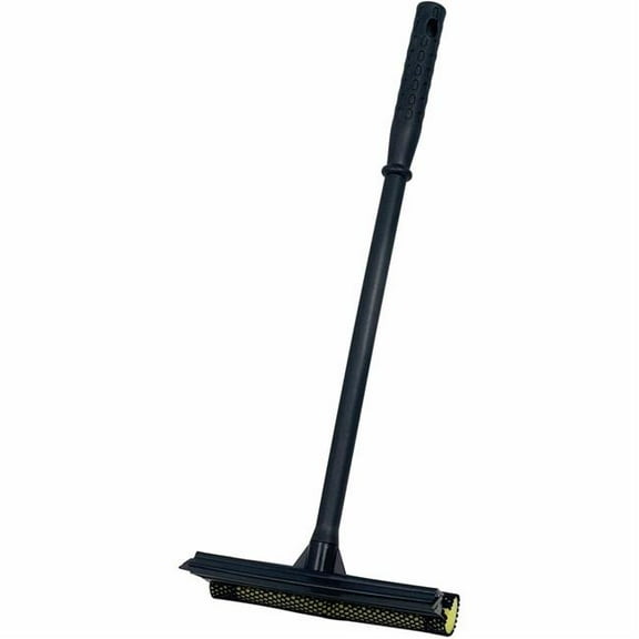 Genuine Joe GJO74580 Window Cleaner & Squeegee Tool, Black & Yellow