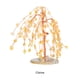 thumbnail image 5 of Naiovety Elegante decoración de escritorio de árbol, cristal natural hecho con centro de gravedad bajo, símbolo de la suerte, adorno Decoración del hogar Amarillo, 5 of 6