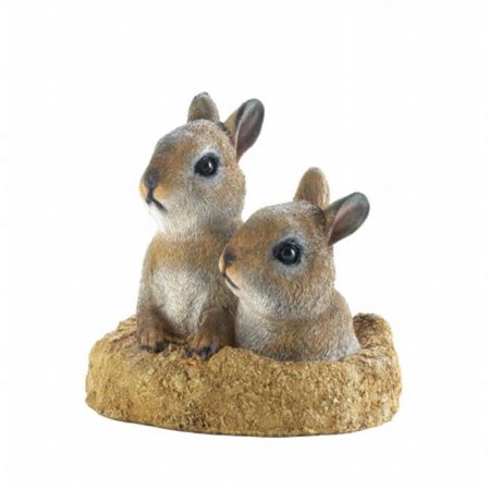 Peek A Boo Garden Bunnies Decor