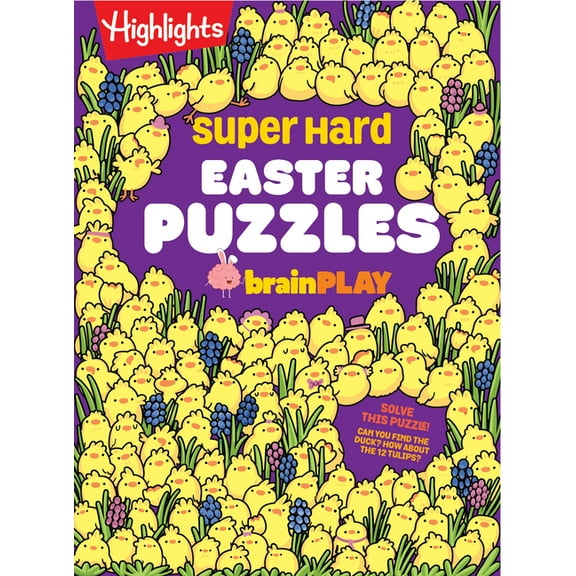 Brainplay Puzzle Books Super Hard Easter Puzzles Brainplay (Paperback)