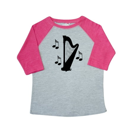 

Inktastic Harp Silhouette Music Gift Gift Toddler Boy or Toddler Girl T-Shirt