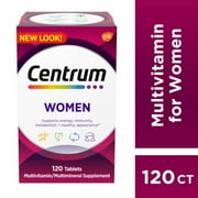 Centrum for Women Multivitamin and Multimineral Supplement Tablets 120 ct Packaging May Vary