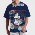 thumbnail image 3 of Camisetas para hombre, camisetas de Disney Mickey Mouse para mujer, lindas camisetas de dibujos animados a la moda, ropa para mujer, camisetas para hombre, 3 of 5