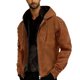 thumbnail image 3 of Ceisia Men's Solid Color British Style Jacket Warm Zip Gift Up Outerwear with Cover Bag Design, 3 of 6