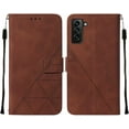 thumbnail image 2 of for Galaxy S23 Plus Wallet Case with Card Holder PU Leather with Kickstand Card Slots Phone Case Durable Magnetic Closure Shockproof Protective Cover Case for Samsung Galaxy S23 Plus Brown YBS, 2 of 11