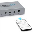 thumbnail image 2 of Commutation Toslink 3 Ports Commutateur Audio Optique Numérique 3X1 avec Télécommande IR Commutateur SPDIF en Aluminium Prise US, 2 of 7