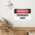 thumbnail image 6 of Danger Sign - Nitrogen Gas Tin Sign Warning Metal Sign Vintage Sign Wall Decor for Home Farm Bar Coffee Shop Club Decoration 8x12 Inch, 6 of 7