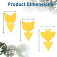 thumbnail image 7 of QARUN 48 Pack Fruit Fly Traps for Indoor Outdoor,3 Shapes Yellow Sticky Bug Traps,Double-Side Fungus Gnat Killer for Houseplants,Mosquitos,Flying Insects, 7 of 7