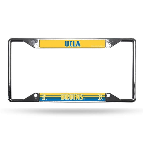 UCLA Bruins Chrome EZ View License Plate Frame