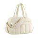thumbnail image 3 of Bolsa de viaje tipo loft, bolsa de gimnasio portátil para mujeres para ejercicios al aire libre. Blanco, 3 of 9