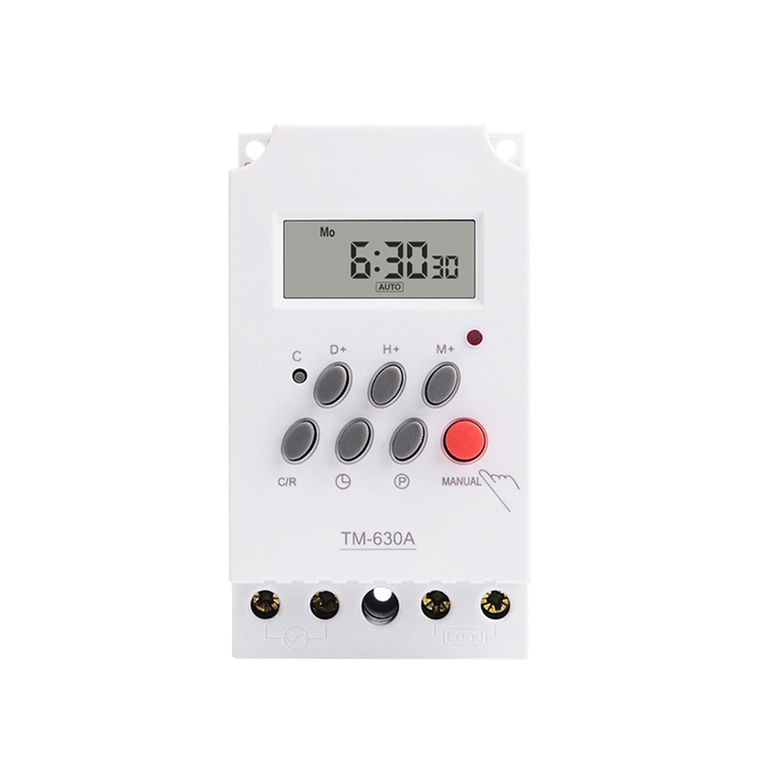 TM630A-2 Time Relay Programmable Strong Anti-interference Ability 220V DC  Heavy Duty Electric Timer for Water Heater - Walmart.com