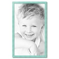 thumbnail image 2 of ArtToFrames 25" x 42" Eggshell Blue Picture Frame, 25x42 inch Blue Wood Poster Frame (WOM-4599),  Pack, 2 of 8