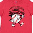 thumbnail image 4 of Inktastic Little Cousin and Biggest Fan Boys or Girls Toddler T-Shirt, 4 of 5
