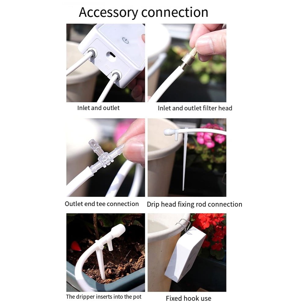 Automatic Waterer, Intelligent Timed Watering Device Dripping Irrigation System