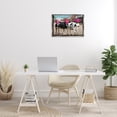 thumbnail image 3 of Stupell Industries Superhero Cows in Town Scenery Painting Gray Floater Framed Canvas Art Print Wall Art, 25 x 17, 3 of 10