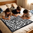 thumbnail image 5 of OCCOA DIY Coloring Blanket Kit with 24 Washable Markers Forest Scenery Doodle Throw for Adults Home Art Activity Gift Xmas Present, A, 5 of 7