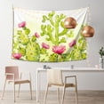 thumbnail image 2 of ZICANCN Funny Tapestry for Bedroom Aesthetic,Cute Green Cactus Doodle Pattern Wall Tapestry for Living Room 60x40 Inches, 2 of 8