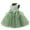 Green, variant on Kiijoy Toddler Girls Birthday Wedding Party Dress Pageant Gown Mesh Bow Princess Dress