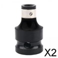 thumbnail image 1 of 2x Llave de Impacto, Broca de Conversión, Destornillador de Impacto, Herrajes para Portabrocas, Cambio Rápido, Adaptador de Herramienta Eléctrica, con 2 piezas, 1 of 8