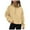 Jaune, variante sur Huaizzzy Mode Femme Décontractée Demi-Fermeture Éclair Courte Col Montant Plus Couleur Unie Chandail à Capuchon Leggings Chandail Femme Chandail à Capuchon Femme Fermeture Éclair Complète Veste à Carreaux Zippée pour Dames Grand Haut Chemises Ouvertes à l'Avant Femme