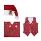 thumbnail image 4 of Juguetes de piscina, juguetes para bebés, juguetes para niños pequeños, conjunto de chaleco y gorro navideño para niños, disfraz de Papá Noel para niños pequeños, niñas, disfraces festivos de Navidad,, 4 of 8