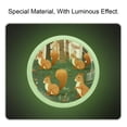 thumbnail image 2 of Squirrel Glow-in-the-Dark Round Cabinet Knobs - Fluorescent Drawer Pulls 4-Pack, Suitable for Cabinets, Wardrobes, and Dressers - Furniture Décor with Screws and Handles, 2 of 6