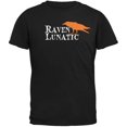 thumbnail image 1 of Halloween Raven Lunatic T-Shirt Noir pour Adulte, 1 of 1