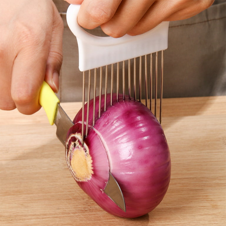 Tomato Slicer Holder Kit Banana Tool Cutting Guide Onion Potato Pepper Hot Dog Prep