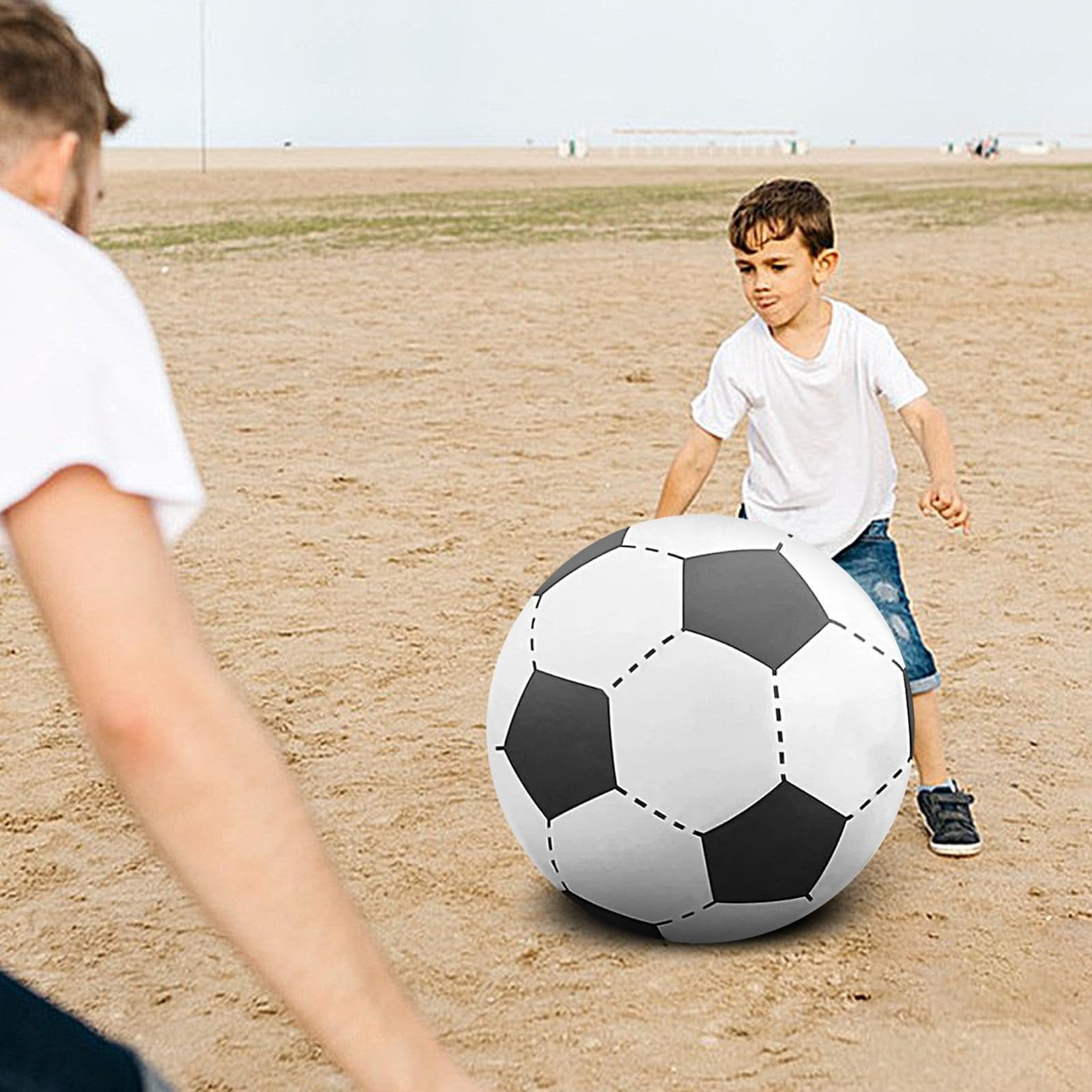 Classic Pattern Soccer Ball Durable Synthetic Leather Material Standard Size for Training and Recreational Play Suitable for Indoor Outdoor Use