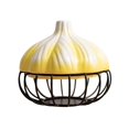 thumbnail image 2 of Contenedor organizador, suministros de cocina, cubierta de cerámica, marco de Metal, herramientas de almacenamiento de especias para encimera, hogar, Amarillo Baoblaze Cesta de almacenamiento multicapa, 2 of 8