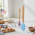 thumbnail image 4 of Cook with Color 3-Piece Patriotic Spatula and Star Cookie Cutter Set, Gingham and Stars, 4 of 5