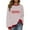 Wine, variant on SwiftWear Unisex Christmas Striped "MERRY" Print Fleece-Lined Sweatshirt Cozy Crewneck Pullover Holiday Couples Matching Top for Women Men Orange