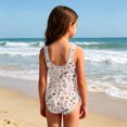 thumbnail image 5 of CCRFTGI Swimsuit for Kids Girls Size 7 Summer Cute One Piece Bathing Suit Beach Floral Print High Cut Girls Fashion Bathing Suit Light pink 9-10 Years, 5 of 7