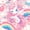 Pink Blue, variant on Metsweet Dreamy Princess Unicorn Twin Comforter Sets 2pcs, Watercolor Rainbow Bedding Set, Blue Pink,1 Comforter and 1 Pillowcase