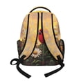 thumbnail image 2 of Xoenoiee Cardinal Daisy Flower Pattern 17 Inch Backpack for Kids Girls 17 Inch Backpacks Durable Large Capacity School Bag Bookbag Rucksack Satchel for Kindergarten Primary Student, 2 of 7
