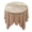 Coffee, variant on OADUKQ Round Tablecloth, French Country Floral Lace, Round Dining Table Decoration and Cozy Home Gatherings, Gray, 55.12 in