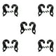 thumbnail image 2 of Wosthever Pack of 2 Tail Hook Compact Hanger Upgraded Hooks Replacing Metal Size Transmission Part Derailleur Clasp Rear Supplies Fittings Type2 NO2, 2 of 6
