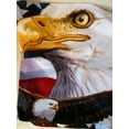 thumbnail image 4 of Extra large Tote bag in American Eagle cotton and heavy duty nylon lining with seat belt strap, 4 of 7
