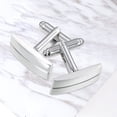 thumbnail image 4 of Unatoiry Simple Stripes Cufflinks Elegant Accents For Men S French Shirt Cuffs Versatile, 4 of 6