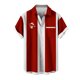 thumbnail image 1 of Mens Manga Corta Botón Abajo Camisas, Cuello de Vuelta Navidad Impresa Blusa, Top de Moda Casual, 1 of 4