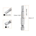 thumbnail image 2 of Puntas de destornillador de acero de grado industrial Uxcell Hex Head Wrench Drill Bit 4mm x 50mm, 2 of 6