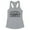 Heather Grey, variant on Gingerbread Baking Co Tank Top Fitted Racerback Women's Large White