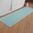 thumbnail image 1 of Alfombra de baño Chakme, ultrafina, antideslizante, 150 x 45 cm, color azul claro, 1 of 7