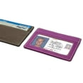 thumbnail image 2 of Genuine Leather Slim Wallet 2 Credit Card Case Sleeve Minimalist Front Pocket ID Holder, 2 of 9