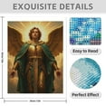 thumbnail image 3 of Diamond Art Kits for Adults - 5d Angel Golden Armor Radiant Wings Diamond Painting for Adults, Diamond Art for Adults Beginners, Diamond Painting Kits for Adults for Home Wall Decor, 3 of 7