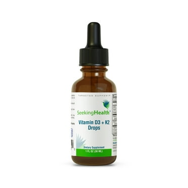 Seeking Health Vitamin D3   K2 Drops, 1 fl oz (30 ml)