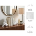 thumbnail image 5 of Resin Sitting Lady Figurine Book Ends for Home Shelves - Artful Book Accessories for Home Library - Decorative Bookends Display for Office Desk, Living Room or Bookshelf Decor - Set of 2, 6", White, 5 of 11