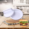 thumbnail image 3 of Yuarrent 1 Juego de herramientas de prensado de carne para hamburguesas en casa, molde para hacer hamburguesas de carne de plástico, barbacoa, Cocina y Comedor, 3 of 5